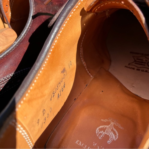 Alden Brooks Brothers Sz 9D Shortwing/Wingtip #8 Shell Cordovan Patina! Very Goo - Picture 5 of 7